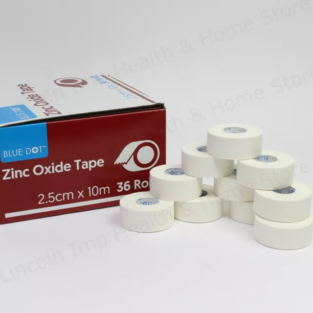 2 Rolls SPORTTAPE Finger Tape Zinc Oxide Tape - Black - 1.25cm x