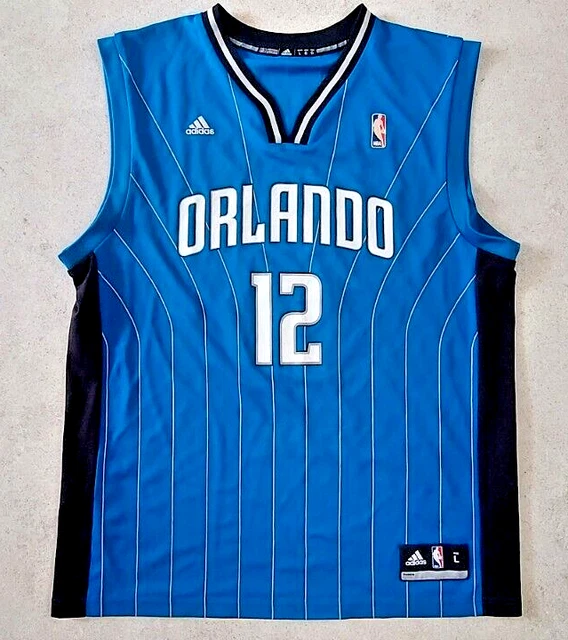 Rare Orlando Magic Nba Basketball Adidas Shirt Jersey # 12 Dwight Howard Size L