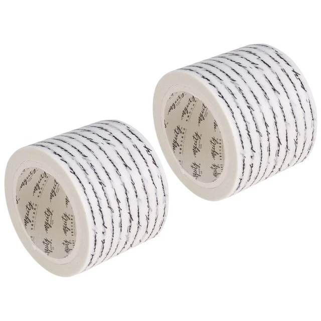 2 Rollen von Dekorationsbänder DIY Washi Tapes Pro Notizbuch Sammelalbum