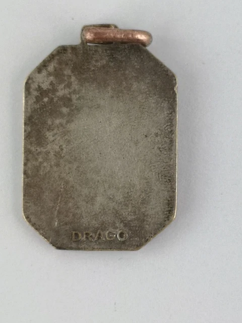 Pendentif Ancien En Métal Argenté Forme Bottine – Occasion, Sans Marque