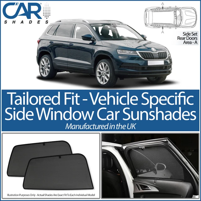 Shades Skoda Karoq 5dr 2017> CAR SHADES UK TAILORED UV SIDE WINDOW SUN BLINDS