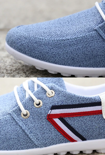 Men'S Soft-Soled Canvas Shoes, Sports And Leisure Old Beijing Cloth Shoes, Peas