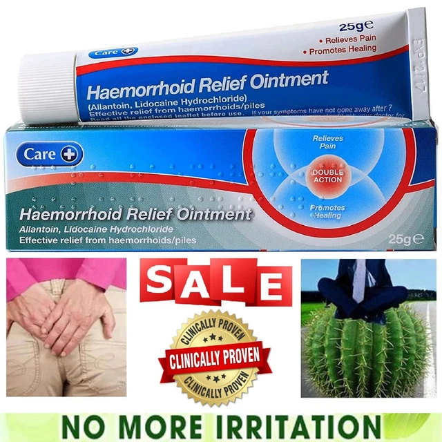 HAEMORRHOIDS CREAM DOUBLE Action Fast Relief Haemorrhoid Shrinks Piles