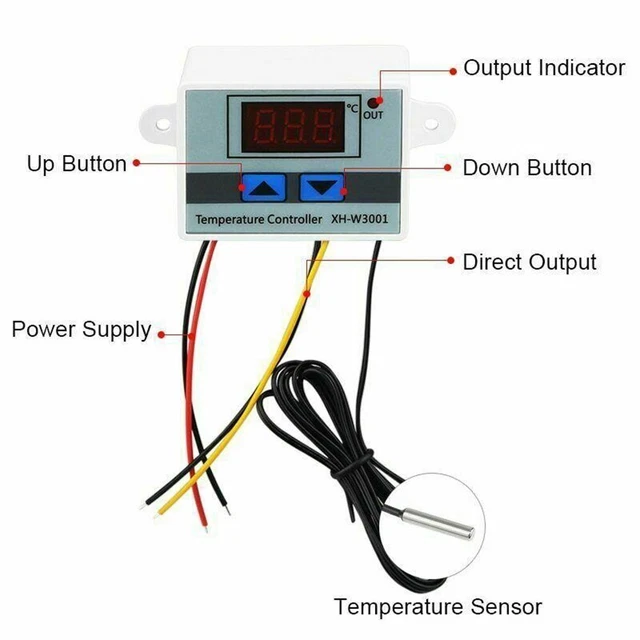 Sonde Numérique Température Contrôleur Relais Sortie Commutateur Thermostat
