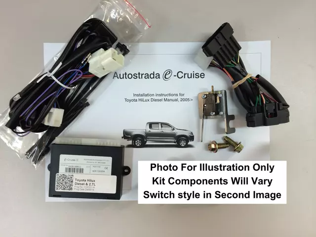Autostrada E-Cruise Control Kit to Suit Toyota Hilux 1KZ-TE/5L-E 3.0L Diesel 00-