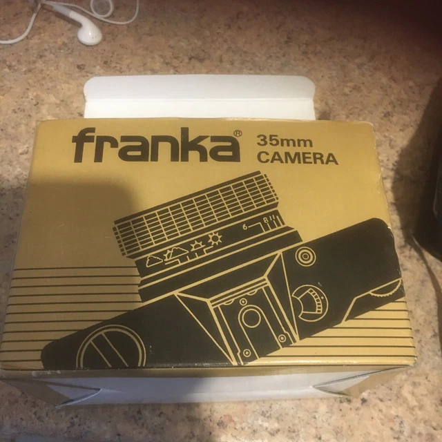 Franka Camera FRANKA NX-40 VINTAGE Film Camera 50mm Focus Lens 1:6 Carry Strap ...