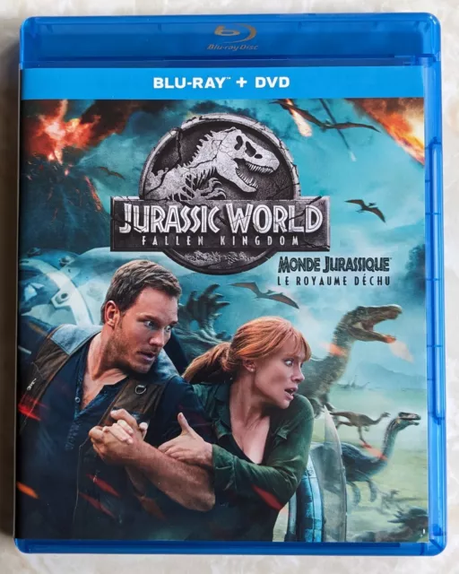 Jurassic World Fallen Kingdom (Blu-ray + DVD, Bilingual)