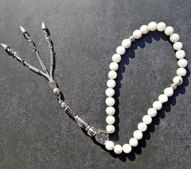 MOONSTONE Stone - Tasbih  - Misbaha - Worry Beads - Komboloi - Natural