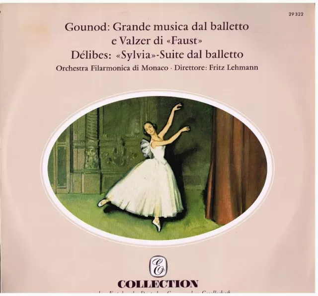 Gounod:Balletto dal Faust, Delibes: Sylvia / Fritz lemann - LP DGG