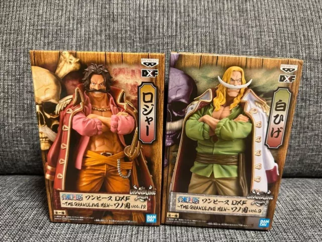 One Piece Gol D Roger Edward Newgate White Beard Figure DXF THE GRANDLINE MEN