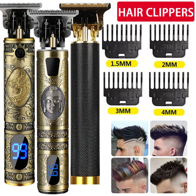 Men Portable Electric Hair Trimmer Clippers Beard Shaver Cutting Cordless AU