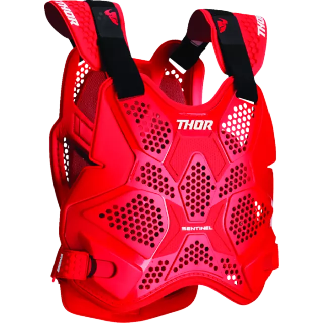 Thor Motocross SENTINEL PRO BODY PROTECTOR Red  Adults