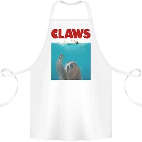 Claws Funny Sloth Parody Cotton Apron 100% Organic