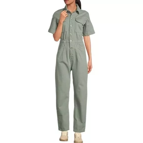 FREE PEOPLE WE The Free Marci Jumpsuit Utility flight suit NWT Size XS ...