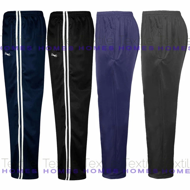 MENS TRACKSUIT BOTTOMS Silky Joggers Jogging Plain Sports Pants