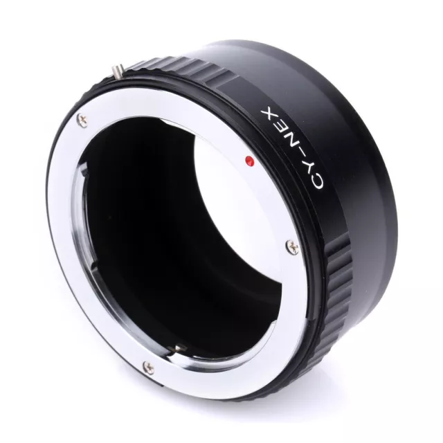 Camera Lens Adapter Ring  Contax Yashica CY Objektiv für Sony Alpha NEX E-Mount