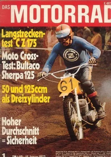 M7201 + Fahrbericht CZ 175 + Test BULTACO Sherpa S 125 + Das MOTORRAD 1/1772