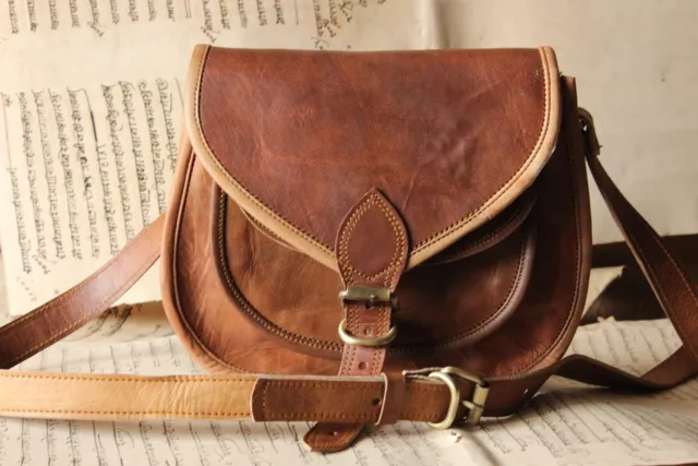 Femme Cuir Épaule Fourre-Tout Sac à Main Messager Bandoulière Cartable