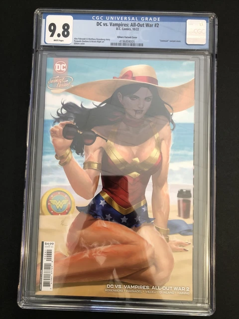 DC Vs Vampires All Out War 2 10/22 DC Comics CGC Graded 9.8 Ejikure Swimsuit Var