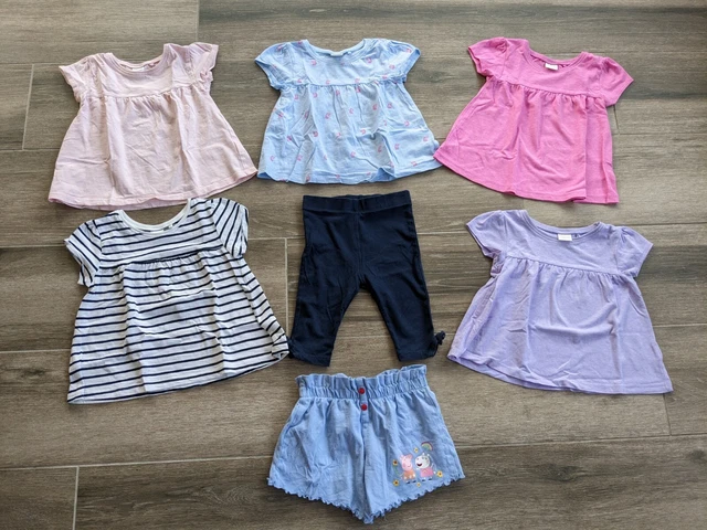 Pacchetto leggings pantaloncini per ragazze Next/George Summer taglia 18-24 mesi