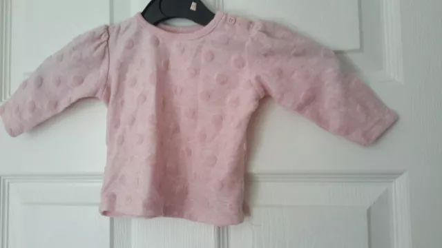 Early days girls long sleeved top Aged 3 / 6 Mths
