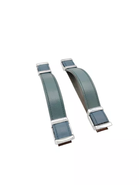1973 - 1977 Pontiac Grand Can Am Lemans GTO Door Panel Pull Straps Pair OEM Blue