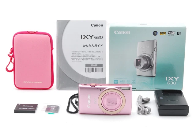 [MINT Box] Canon IXY 630 12x Optical Zoom Blossom Pink Digital Camera From JAPAN
