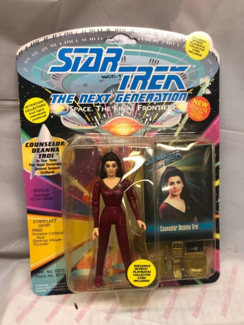 Star Trek The Next Generation Counselor Deanna Troi Playmates Action Figure NIP