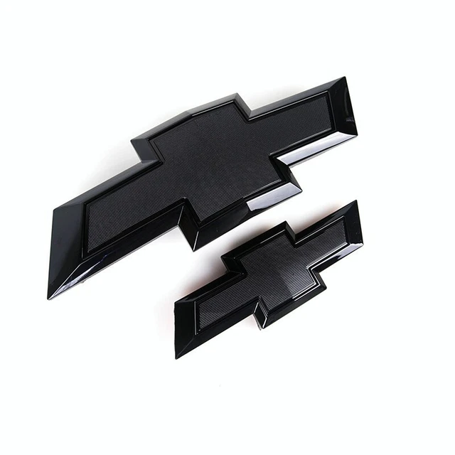 2pcs Gloss Black For 2015-2020 Chevy Tahoe Suburban Front Rear