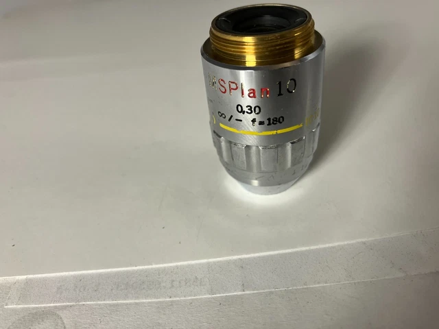 Olympus Microscope Objective MSPlan 10x ∞/- f=180, 20mm thread