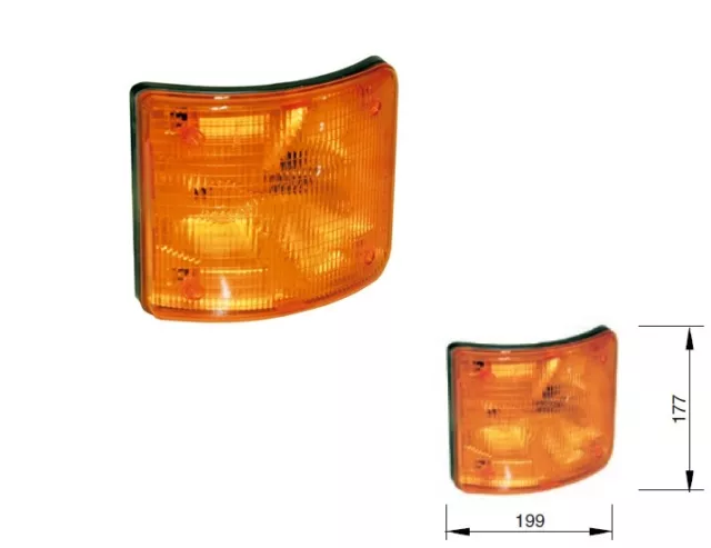 MONARK Blinkleuchte Blinker - RECHTS & LINKS  - für MAN F90  / flasher lamp