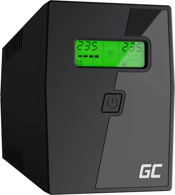 Green Cell USV 600VA 360W UPS Unterbrechungsfreie Stromversorgung 230V  AVR USV