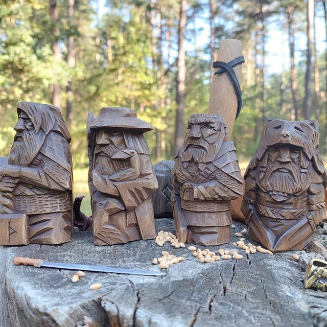 Gnome Statue Eco-friendly Stable Vividly Engraved Gnome Sculpture Long Lasting
