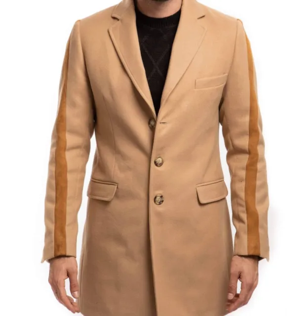 Cappotto Da uomo Saveone, colore Cammello, tg. 52 IT, nuovo con etichetta