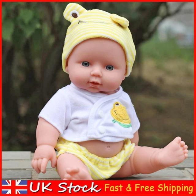 30cm Finished Doll Soft Elastic Simulation Baby Dolls Smooth Baby Companion Toys