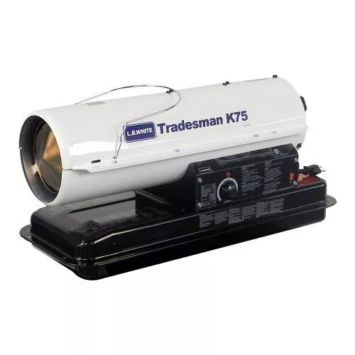 LB White Tradesman K75 Heater 75,000 BTUH, Kerosene, # 1 or # 2 Fuel