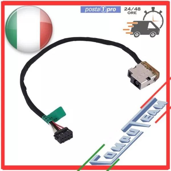 Connettore Alimentazione ricarica Notebook HP 250 260 G3 DC Power Jack