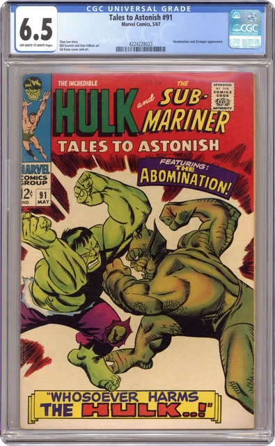 Tales to Astonish #91 CGC 6.5 1967 4224228023