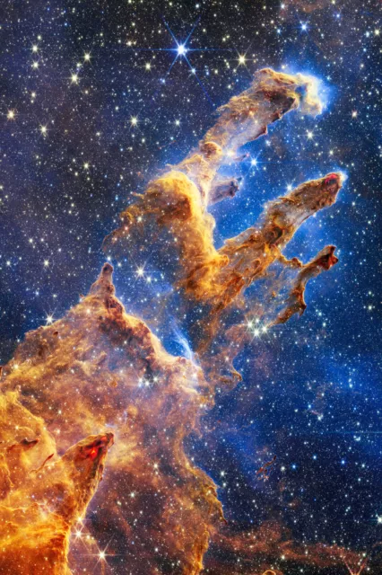 Poster, Many Sizes; Pillars of Creation, James Webb Space Telescope, 2022, near