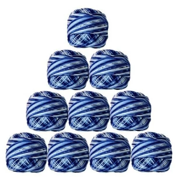 Pelotes (3) boules de 100 gr de fil à crochet ou tricot coton
