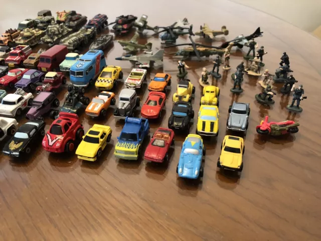 micro machine tank army plane cars people Mix Lot plastic metal LGTI Galoob 3