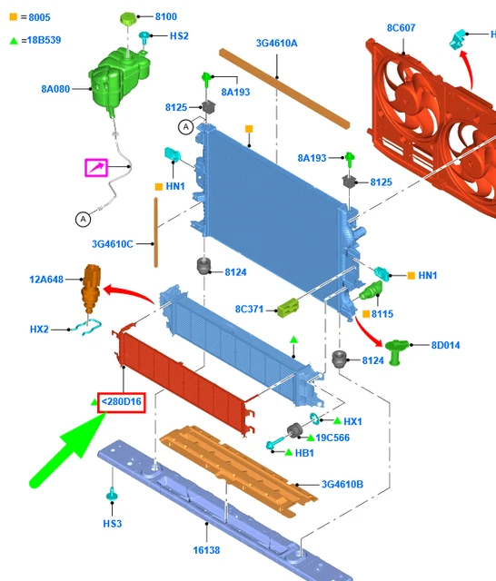 FORD MONDEO MK5 Intercooler Splash Shield Cover 5233006 NEW GENUINE £44