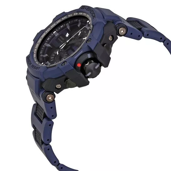 Casio GWA1000FC-2A G-Aviation Black Dial Blue Resin Strap Men's Watch 3