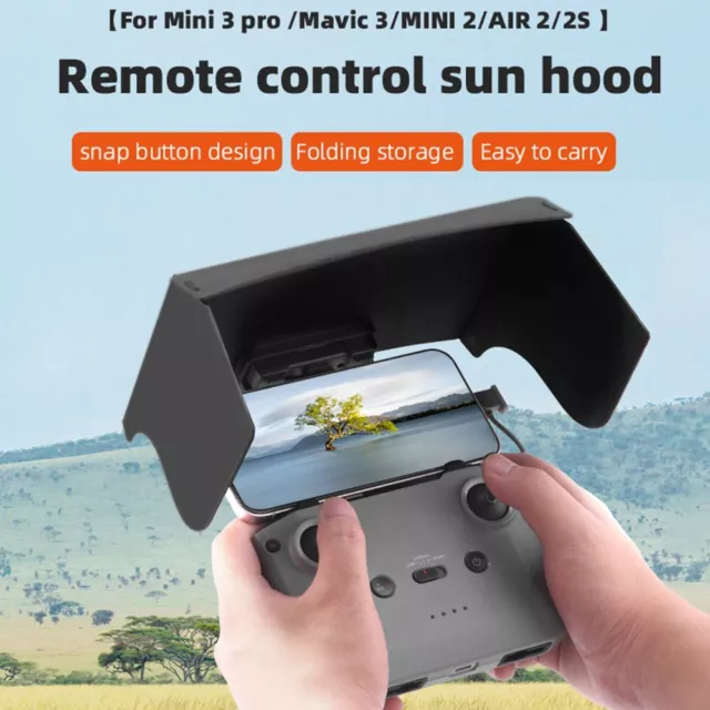 Control Sunhood Sun Shade For DJI Mavic 3/Mini 2/Air 2/Air 2S/Mini 3 Pro RC-N1