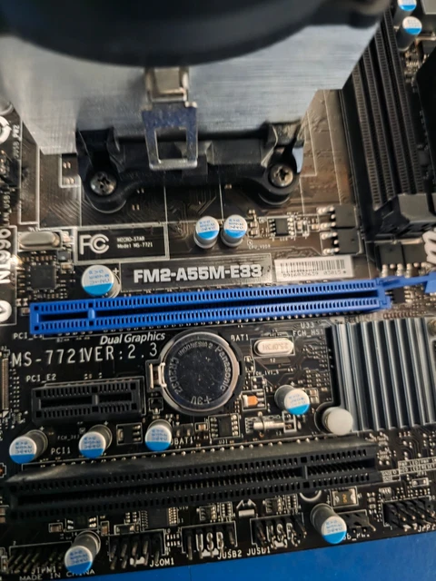 MSI FM2-A55M-E33 SOCKET FM2 DDR3 Micro ATX Motherboard With I/O Shield ...