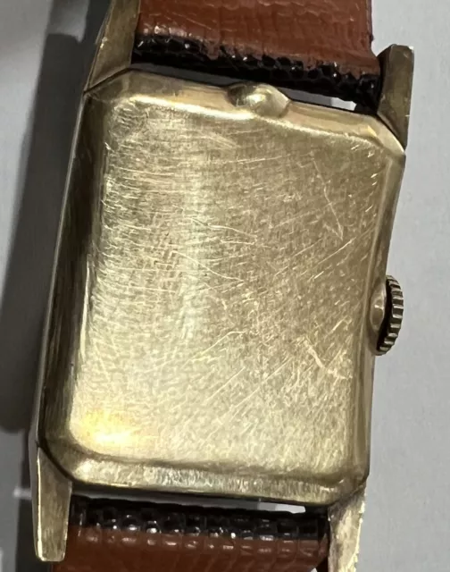VINTAGE LECOULTRE WATCH 17 jewels 10k Gold GF Case, Serviced, Runs well ...
