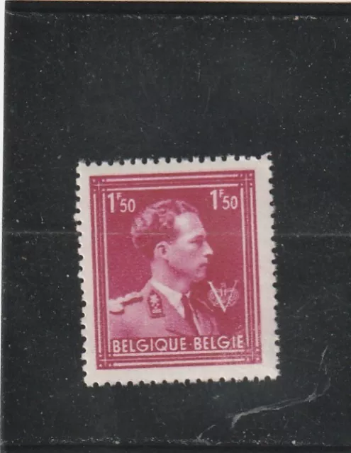 L5275 BELGIQUE TIMBRE N° Y&T 641 de 1943 " Léopold III " NEUF**