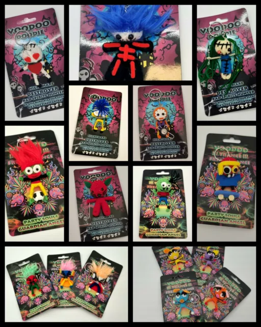 Voodoo Puppe Schlüsselanhänger Sorgenpüppchen Sorgenpuppe Glücksbringer Geschenk