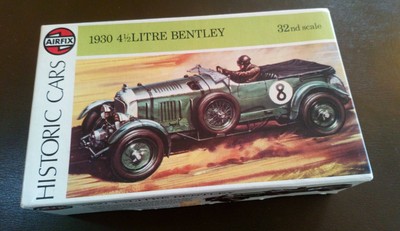 Airfix 1/32 Vintage Scale 1930 4 1/2 Litre Bentley Historic cars series 2 N.I.B