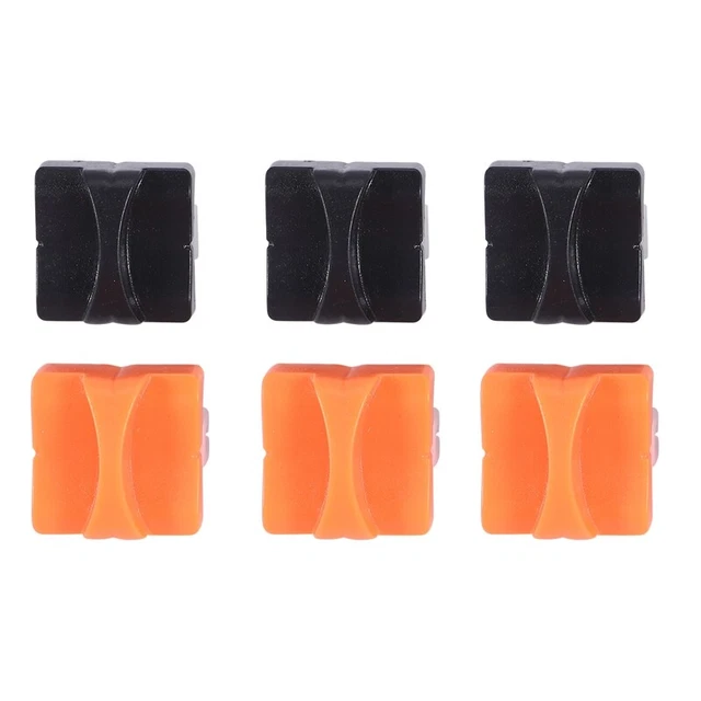 6 ud. cuchillas de papel cuchillas de papel para papel A4 (naranja, negro) H2E4 H2E4